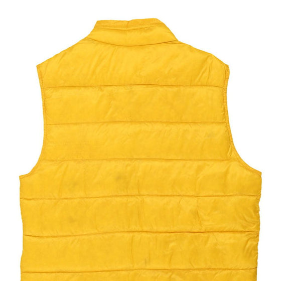 Vintage yellow Moncler Gilet - mens medium