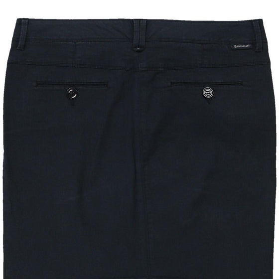 Moncler Skirt - 30W UK 10 Navy Cotton Blend