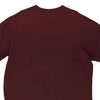 Pre-Loved burgundy Carhartt T-Shirt - mens large