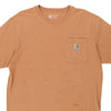 Pre-Loved beige Carhartt T-Shirt - mens medium