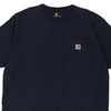 Pre-Loved navy Carhartt T-Shirt - mens xx-large