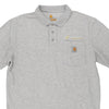 Pre-Loved grey Providence Construction Carhartt Polo Shirt - mens medium