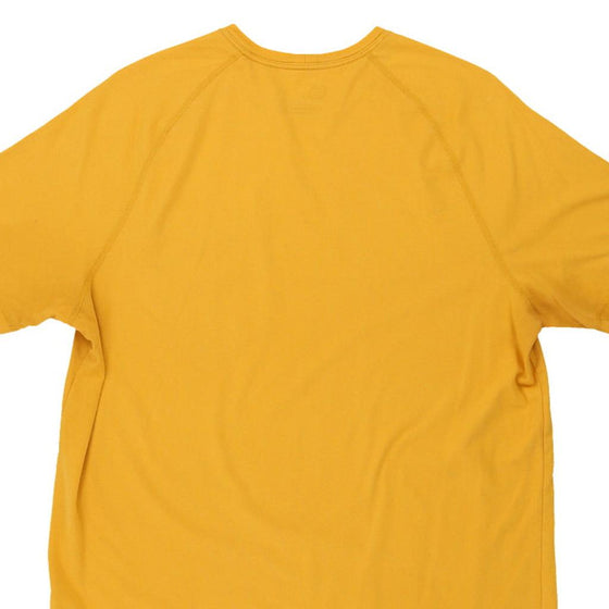 Pre-Loved yellow Carhartt T-Shirt - mens medium