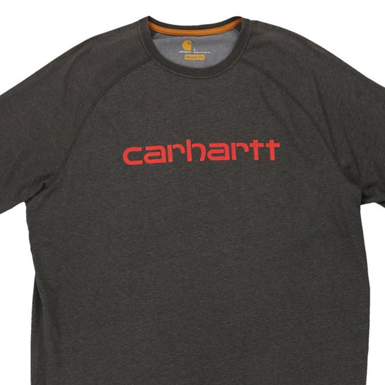 Pre-Loved grey Carhartt T-Shirt - mens large