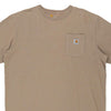 Pre-Loved beige Carhartt T-Shirt - mens x-large