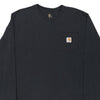 Pre-Loved black Carhartt Long Sleeve T-Shirt - mens x-large