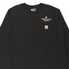 Pre-Loved black Freshwater Digital Carhartt Long Sleeve T-Shirt - mens large