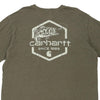 Pre-Loved khaki Carhartt T-Shirt - mens x-large