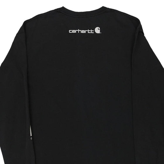 Pre-Loved black Carhartt Long Sleeve T-Shirt - mens x-large