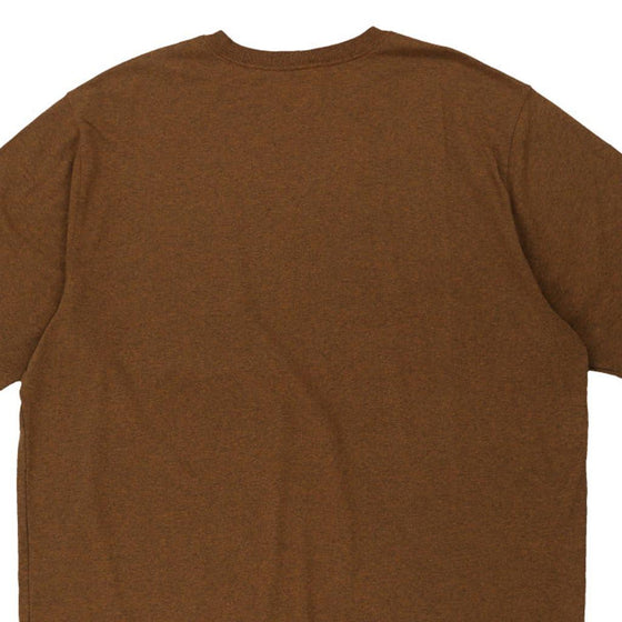 Pre-Loved brown Carhartt T-Shirt - mens xx-large