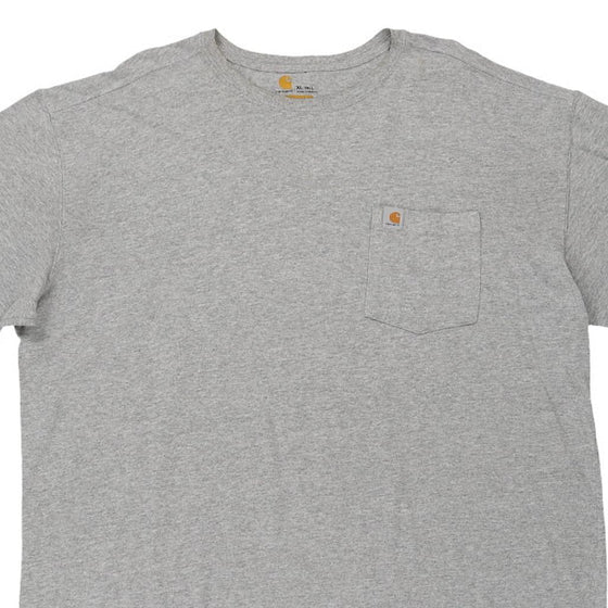 Pre-Loved grey Carhartt T-Shirt - mens x-large