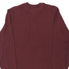 Pre-Loved burgundy Carhartt Long Sleeve T-Shirt - mens small