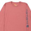 Pre-Loved pink Carhartt Long Sleeve T-Shirt - womens x-large