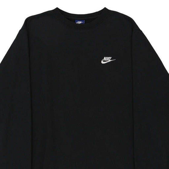 Vintage black Nike Sweatshirt - mens x-large