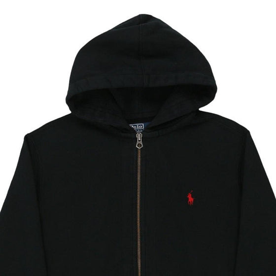 Vintage black Polo Ralph Lauren Hoodie - mens medium