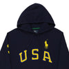 Vintage navy USA Ralph Lauren Hoodie - mens large