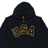 Vintage black USA Ralph Lauren Hoodie - mens x-large