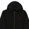 Vintage black Ralph Lauren Hoodie - mens medium