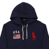 Vintage navy USA Ralph Lauren Hoodie - mens medium