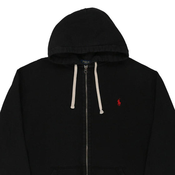 Vintage black Ralph Lauren Hoodie - mens x-large