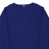 Vintage blue Ralph Lauren Sweatshirt - mens x-large