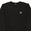 Vintage black Carhartt Sweatshirt - mens large