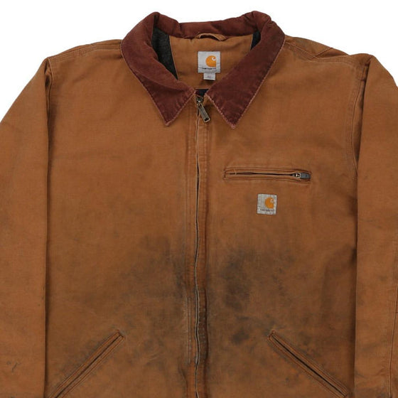 Vintage brown Heavily Worn Carhartt Jacket - mens xxx-large