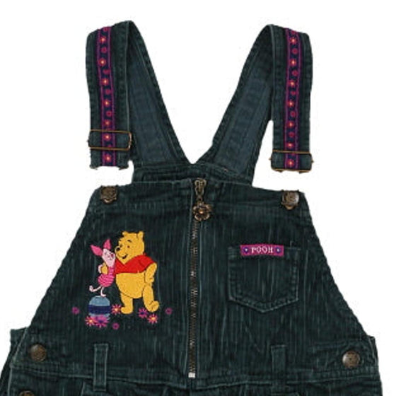 Vintage green Age 10-12 Pooh Dungarees - girls 28" waist