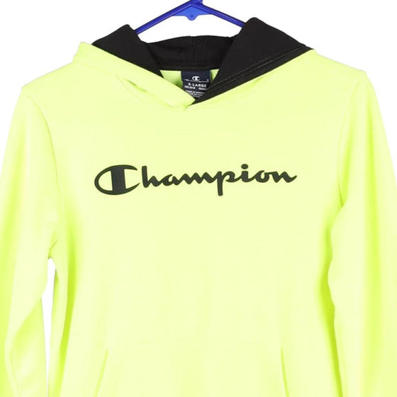 Vintage green Age 13-14 Champion Hoodie - boys x-large