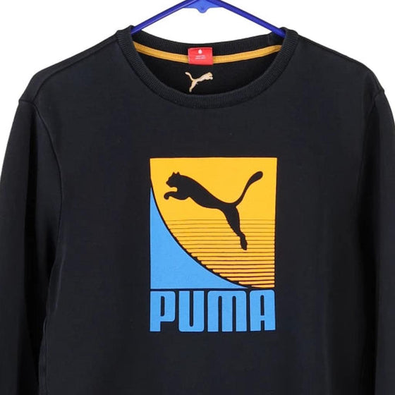 Vintage black Age 16 Puma Sweatshirt - boys large