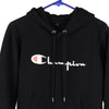 Vintage black Bootleg Age 13-14 Champion Hoodie - boys small