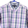 Vintage purple Tommy Hilfiger Short Sleeve Shirt - mens x-large