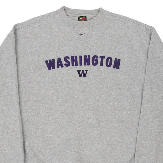 Vintage grey Washington Nike Sweatshirt - mens large