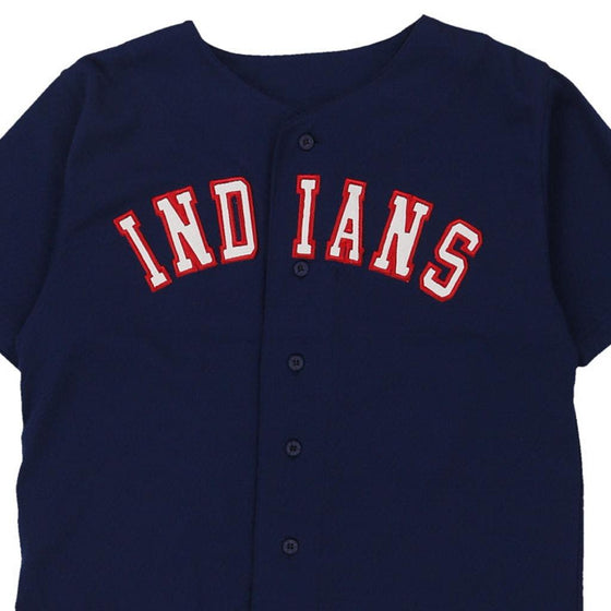 Vintage navy Cleveland Indians. Age 13-14 Nike Jersey - boys large