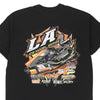 Vintage black LA Late Model Series Gildan T-Shirt - mens x-large