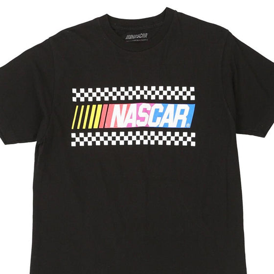 Vintage black Nascar T-Shirt - mens medium