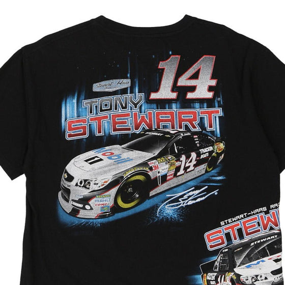 Vintage black Tony Stewart 14 Chase Authentics T-Shirt - mens large