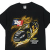 Vintage black Brad Keselowski Gildan T-Shirt - mens medium