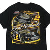 Vintage black Brad Keselowski Gildan T-Shirt - mens medium