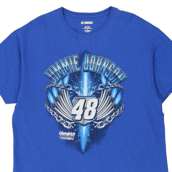 Vintage blue Jimmie Johnson 48 Nascar T-Shirt - mens x-large