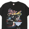 Vintage black Dale Earnhardt Fruit Of The Loom T-Shirt - mens large