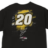 Vintage black Erik Jones 20 Joe Gibbs Racing T-Shirt - mens xx-large