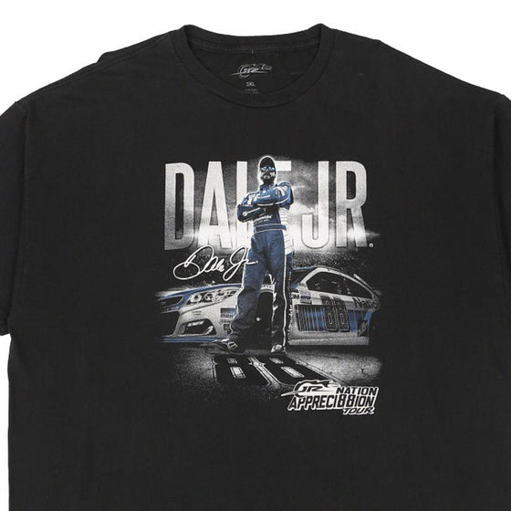 Vintage black Dale Jr. Jr T-Shirt - mens xxx-large