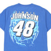 Vintage blue Jimmie Johnson 48 Nascar T-Shirt - mens large