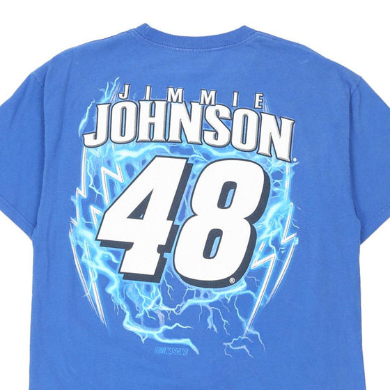 Vintage blue Jimmie Johnson 48 Nascar T-Shirt - mens large