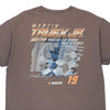 Vintage brown Martin Truex Jr. 19 Joe Gibbs Racing T-Shirt - mens x-large