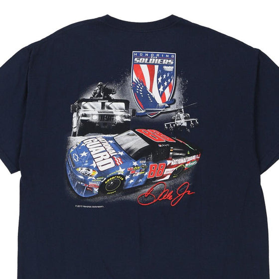 Vintage navy Dale Jr. Nascar T-Shirt - mens x-large