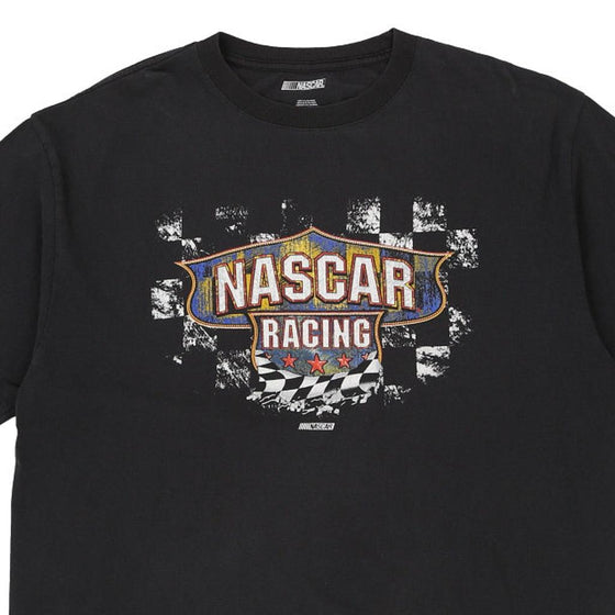 Vintage black Nascar T-Shirt - mens xx-large