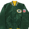 Vintage green 1980s Green Bay Packers Starter Varsity Jacket - mens large