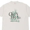 Vintage white Single Stitch Made in USA Open House Michigan State University Fruit Of The Loom T-Shirt - mens x-large